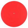 Фонограф Шерстяная подкладка Противоскользящая Ударопрочная Мат красного цвета для проигрывателей 30см