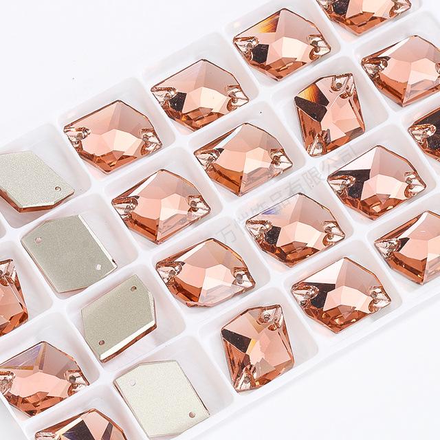 Высококачественная имитация австрийского стекла особой формы K9 Ручная швейная дрель Diy Beauty Polygon Аксессуары для одежды Аксессуары