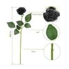 10 шт. искусственных роз из искусственного латекса Real Touch Rose Flower свадебный букет для украшения дома искусственные цветы черные розы