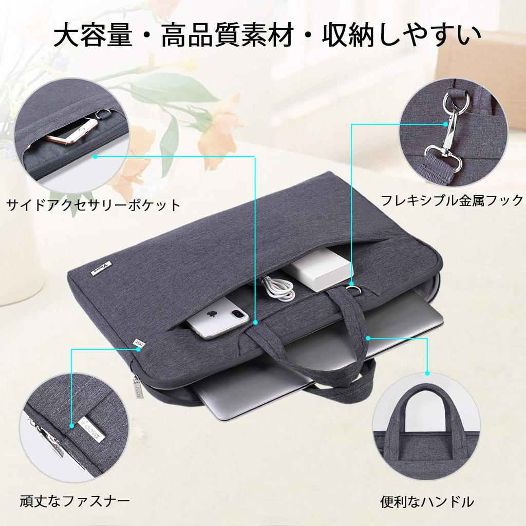 Чехол для компьютера 17 дюймов Водонепроницаемая сумка для компьютера Чехол для ПК Амортизирующий чехол для ноутбука с плечевым ремнем Сумка для ПК Чехол для компьютера Легкий чехол для компьютера