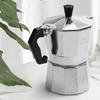 MERMOO YILAN Stovetop Espresso Maker, 3 Cups, 150ml, Moka Pot, Aluminum, Outdoor Coffee Maker, Espresso Machine