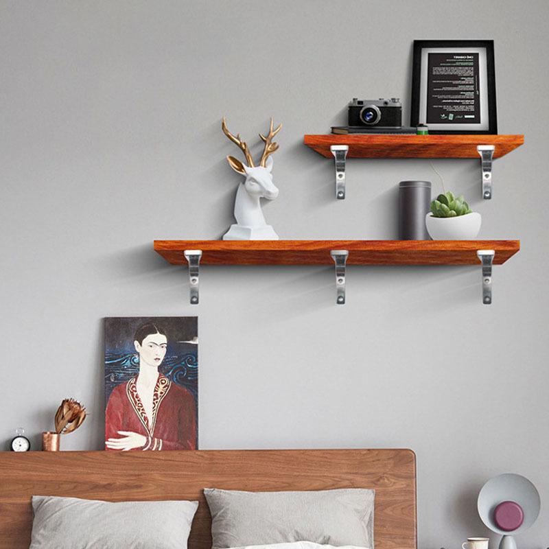 2pcs L Bracket for Shelves Heavy Duty Thickened and Widen Hidden Brace Joint Angle Brackets