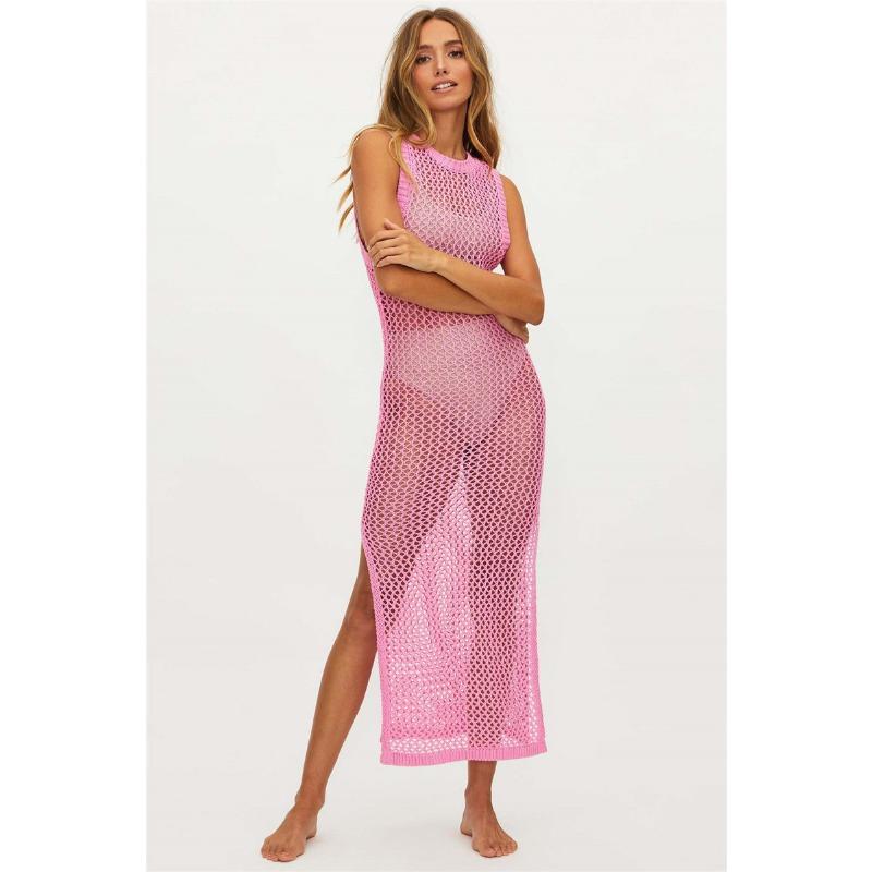 Летняя женская сексуальная открытая спина пляжная накидка на морское побережье длинное платье бикини накидка