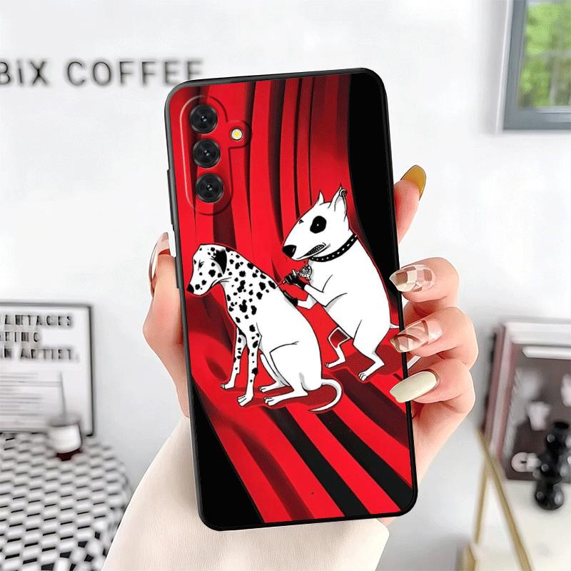Bull Terrier Dog Cute Puppies Soft Phone Case for Samsung A17 A37 A57 A16 A26 A36 A56 A15 A25 A35 A55 A14 A24 A34 A54 A13 A23 A3