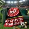 Atlanta Basketball Throws Blanket Flannel Blankets Plush for Couch Bed Gifts for Men Women Travel picnic blanket Christmas fan gifts