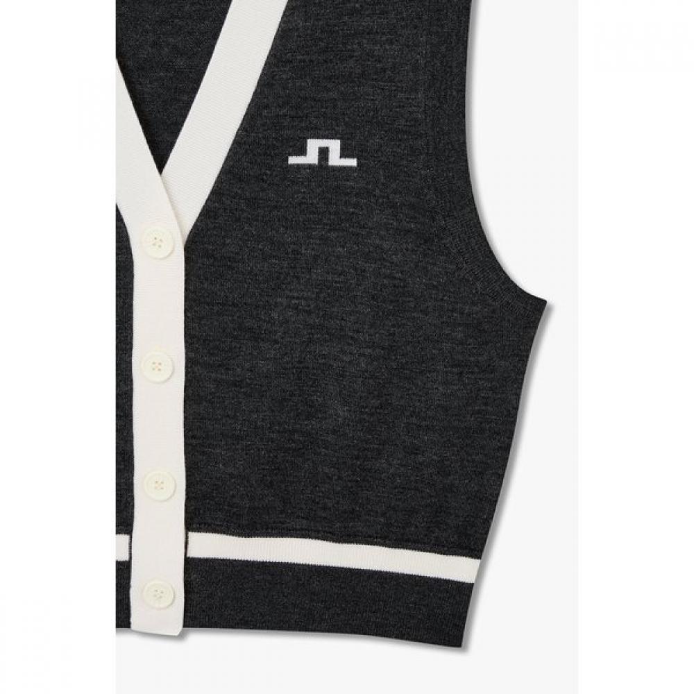 J.lindeberg Women DoVe V Neck Vest 1546328803