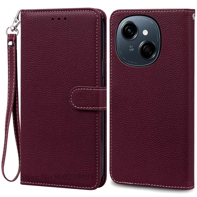 Для Tecno Spark go 1 Чехол-книжка из кожи Чехол-книжка из мягкого силикона для Tecno Spark go 1 Чехол-книжка с магнитным покрытием Fundas