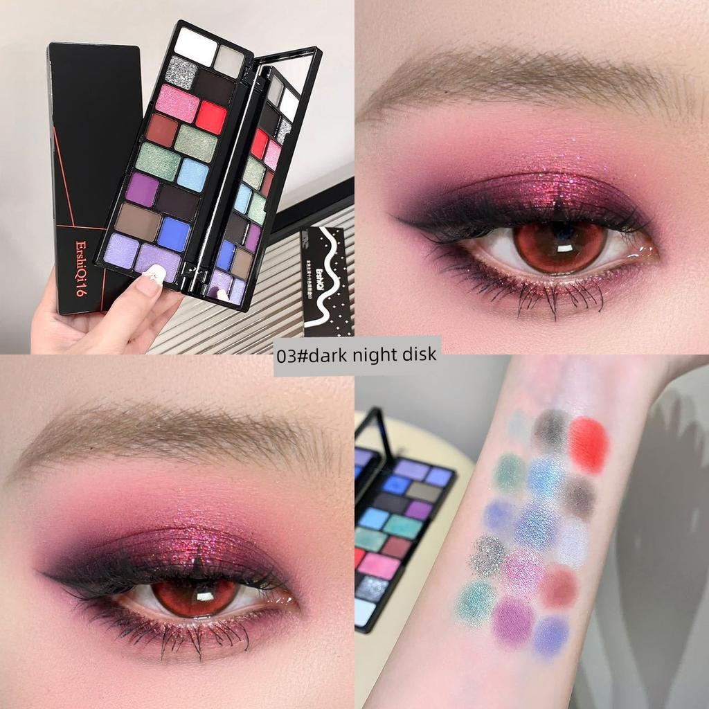 2026 New Summer Dopamine Colorful Eyeshadow Palette Multi-Color Blue-Purple Eyeshadow Macaron Makeup Artist Special Edition