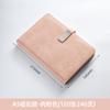 Customized A3 Hardcover Leather Bound Notebook with Logo Buckle 100 Sheets Thermal Binding for Office Business Meetings Record
