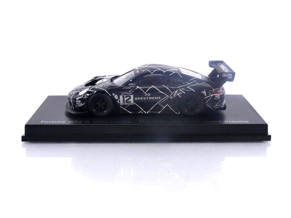 Spark Porsche GT3 R GPX Racing Richards Practice Car 1/64 #12 "The Diamond" P.