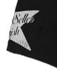 CAVISH W Damaged Star Knit Crewneck Black(Cv2Dffk601A)