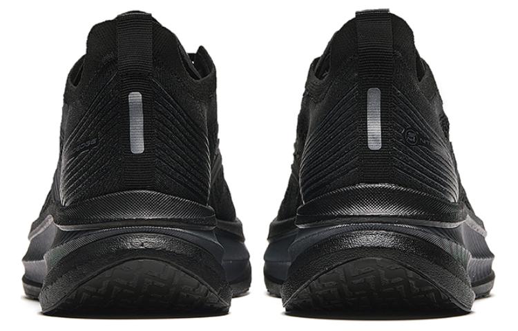 Men's Sneakers Anta Fabric Low top Full Length Carbon Plate Marathon Running Shoes Men's Black