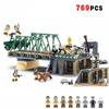 769PCS WW2 Battle of Budapest Bridge Scene Building Blocks Classic War View Model Bricks Set with Figures Children DIY Toy Gift No Box