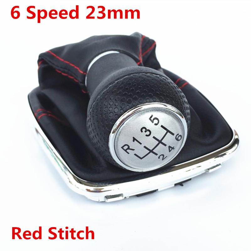 23 мм для Volkswagen VW 1999-2004 Golf 4 IV MK4 GTI R32 Bora Jetta 5/6 Скорость автомобиля Ручка переключения передач Рычаг Ручка Gaitor Чехол для багажника