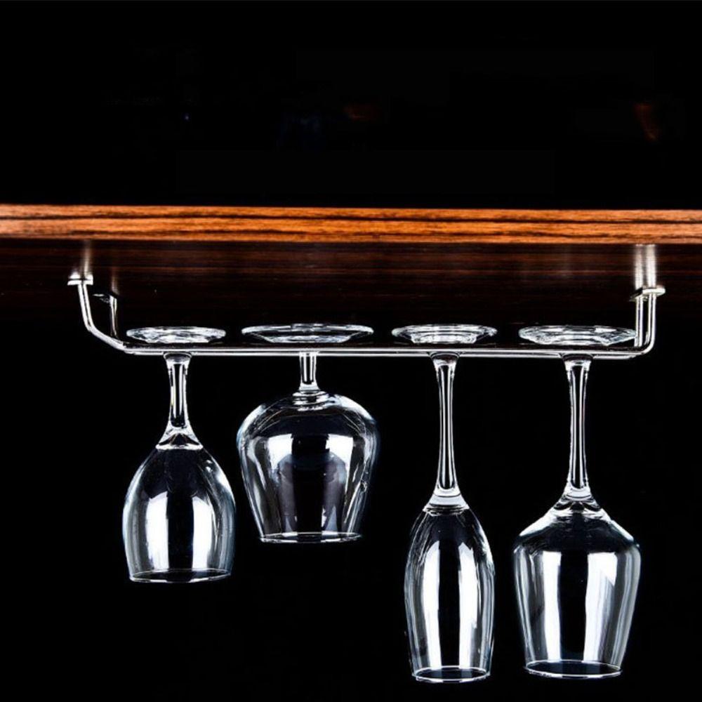 Аксессуары для бара Row, многоразмерная двухрядная стойка для вина, стойка для бокалов, держатель для бокалов