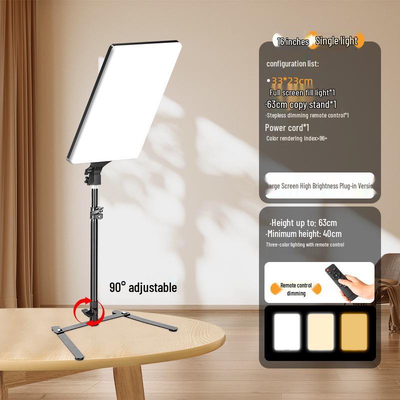 Pro Stream & Photography LED Soft Light for Indoor Video & Beauty Shots