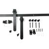 1Set Carbon Steel Silent Sliding Barn Door Hardware Kit, Suitable for Carbon Steel Tracks In Barns, TV Cabinets, and Wardrobes