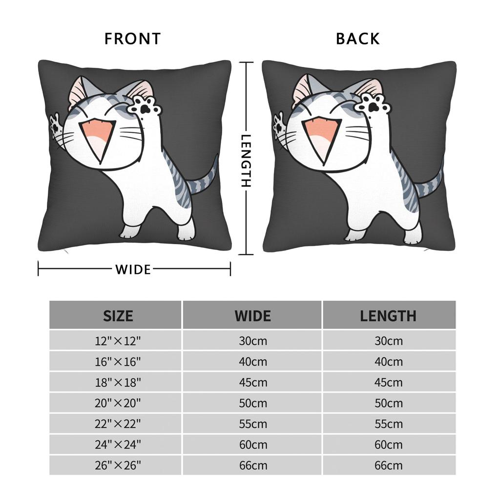 C-Chis S-Sweet H-Home Cat Pillowcases Morden Pillow Case For Chair Sofa Home Decor Graphic Pillow Cover