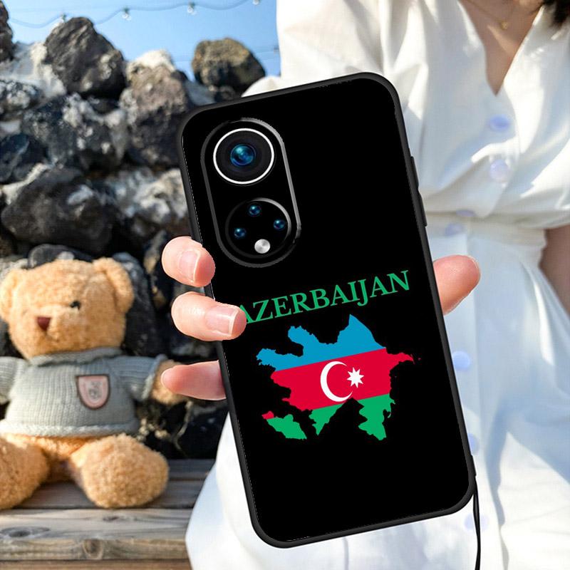 Azerbaijan Flag Phone Case For Honor 90 Lite 50 70 Magic 5 6 Pro X6 X7 X8 X9 X6a X7a X8a X9a X9b X8b Cover