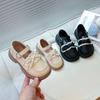Girls' Small Leather Shoes 2025 Spring and Summer New Little Girl Fashion Princess Shoes Girl Baby Soft Sole Non-slip Children's Single Shoes