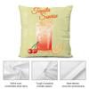Tequila Sunrise Cocktail Pillow Case Short Plush Pillow Covers Sofa Decorative Gift Home Double-sided Printing Cushion Cover
