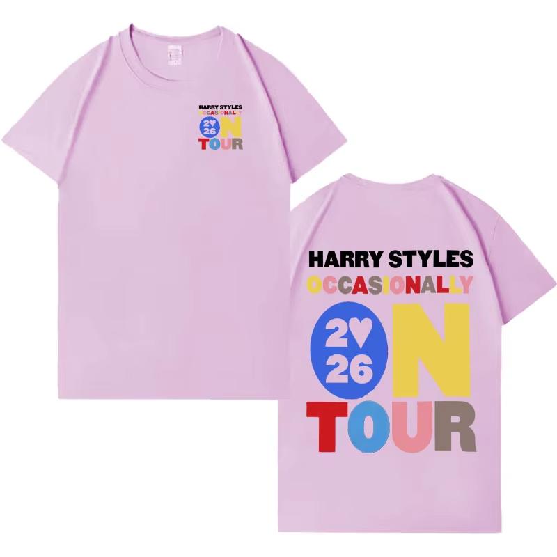 Hot Singer Harry Styles Love on Tour Tshrits Aesthetic Hip Hop Cotton T Shirt Unisexs Women Fashion Casual Short Sleeve Tee Shirt