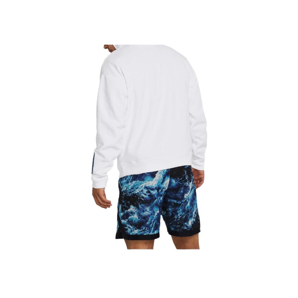 Under Armour X Bruce Lee Collaboration UA Весенняя коллекция Bruce Lee Character Print Hoodie Men Hoodies White 1385302-100