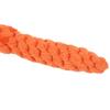 Carrot Shaped Dog Chew Toy Orange Pet Rope Knot Toy Puppy Teething Toy  Interactive Play