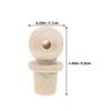 2026  MLINS 10pcs Wooden Finials Water Corks Accessories Wood Mini Finials Replacement Toppers Small Stopper Wood Corks