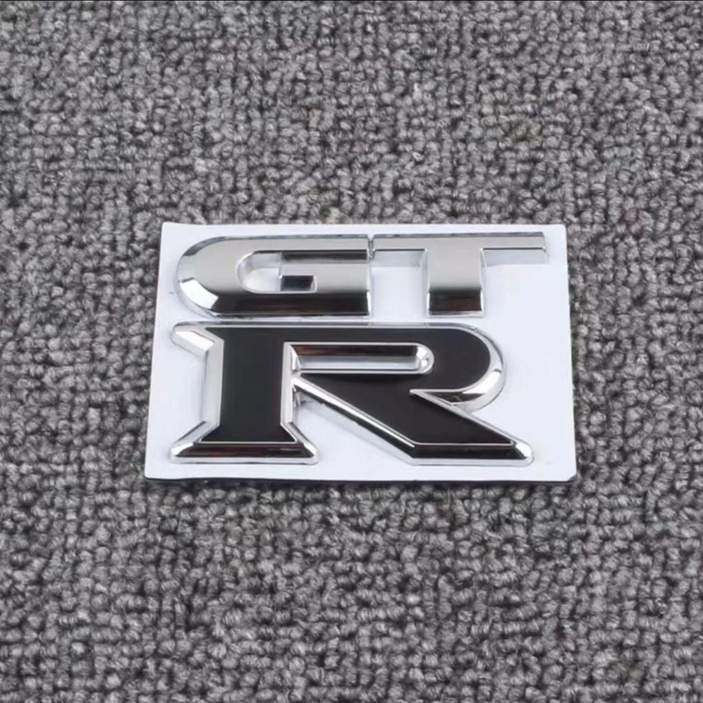 1pc 3D Metal GTR logo Badge Sticker Car Rear Trunk Emblem Decal Nine Colors are Available for Selection