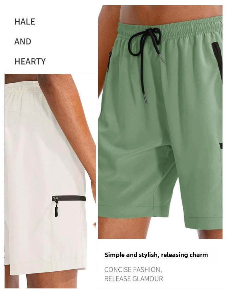 Женские летние быстросохнущие эластичные шорты - для отдыха, бега, фитнеса, активного отдыха