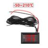 DC 4-28V 5V 12V 0,28 дюйма 0,28" Светодиодный Дисплей Двойной Красный Синий Зеленый Цифровой Датчик Температуры Термометр С Кабелем Зонда NTC