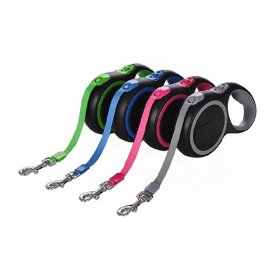 5m 8m 50kg Dog Leash Retractable Roulette Collar for Small Big Dogs Accessories Adjustable Durable Walking Hiking Bulldog Rope