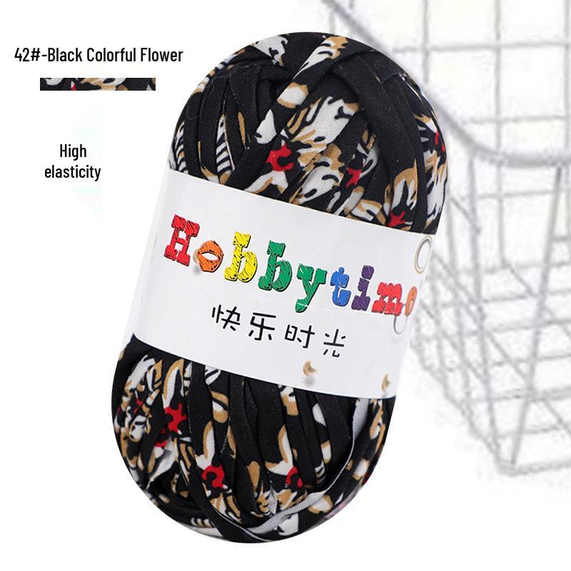 Пряжа из полосок ткани DIY Набор для вязания крючком: Сумка ручной работы, Материал для вязания подушек, ковров и кукол