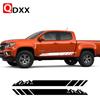 Наклейки на боковые двери пикапа для VW Amarok Chevrolet Colorado Isuzu D-Max Автомобильные наклейки Полосы для грузовика Виниловое декоративное покрытие Аксессуары
