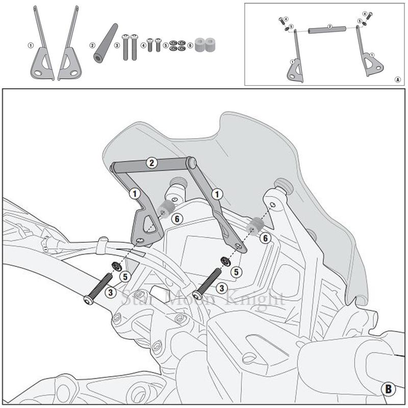 For MOTO GUZZI V85TT V85 TT 2019 - 2020 Motorcycle GPS SMART PHONE Navigation GPS Plate Bracket Adapt Holder Kit