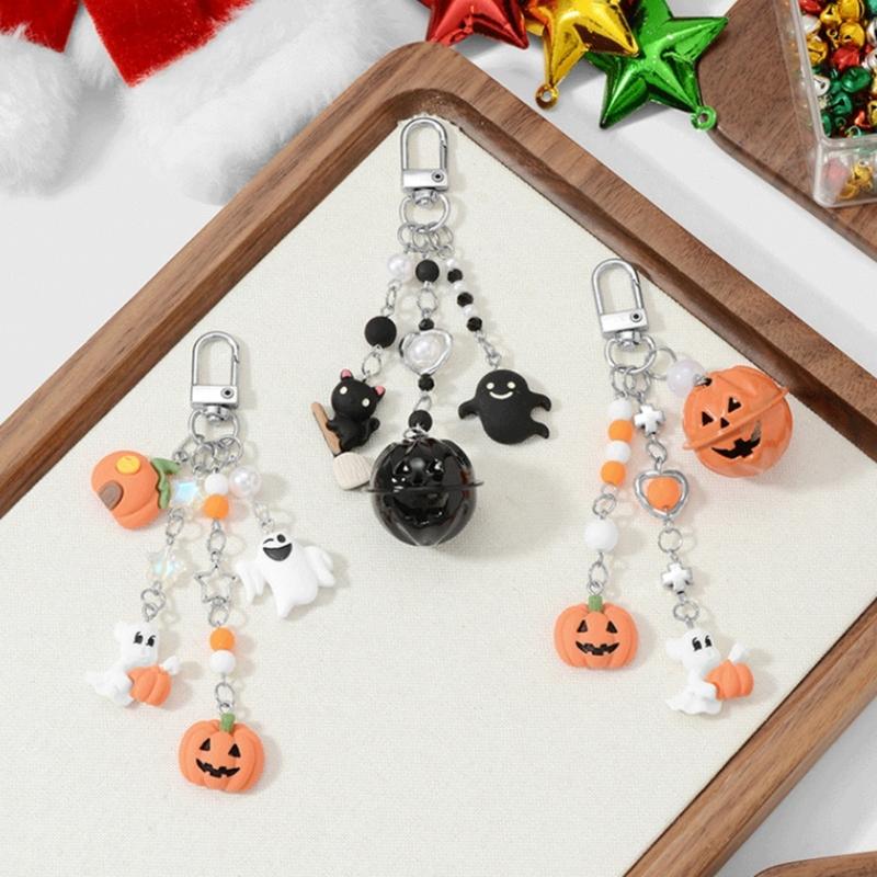 Ключница на Хэллоуин Тыква Скелет Призраки DIY Аксессуар С Подвеской из Цинкового Сплава Для Украшения Вечеринки