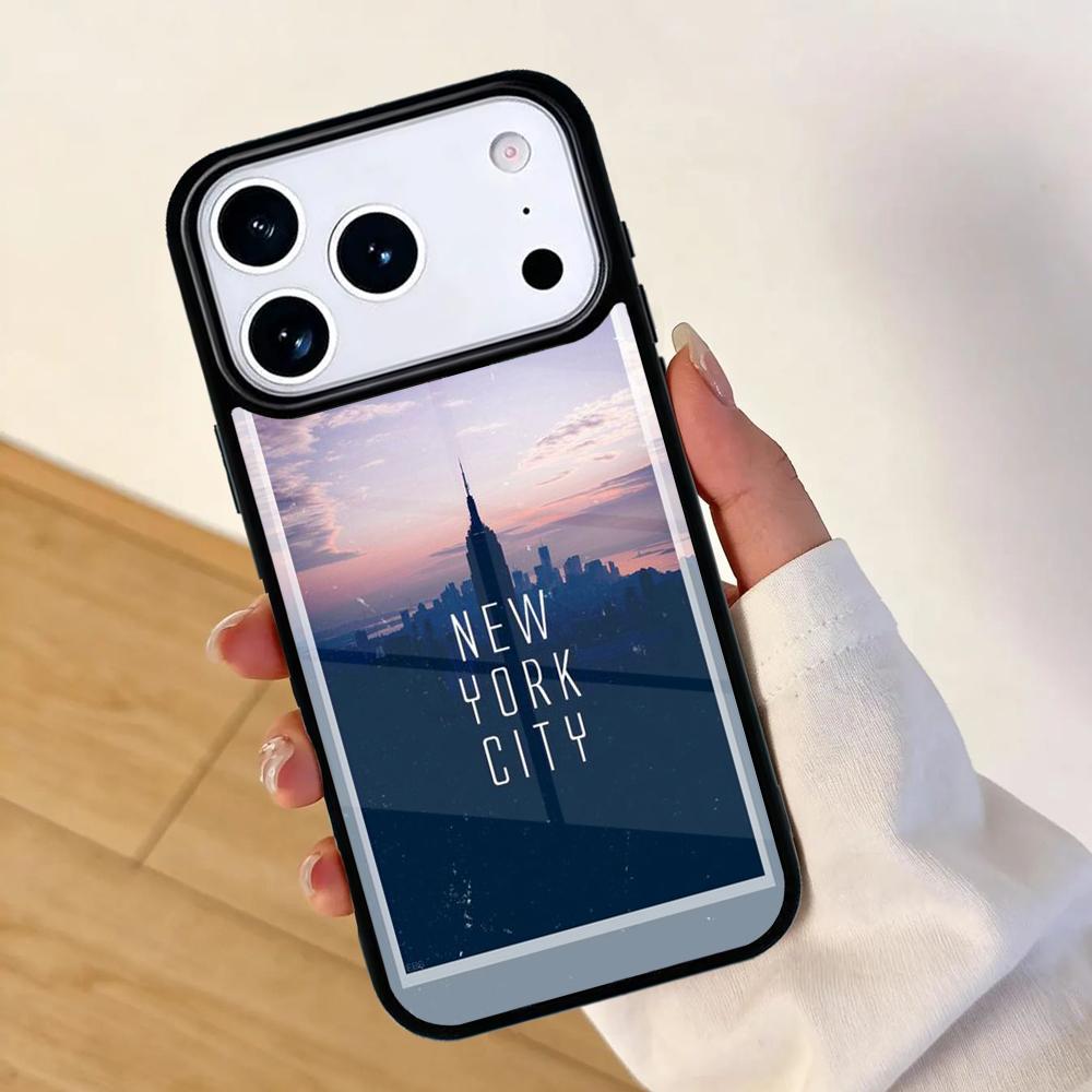 New York City Mobile Phone Case for IPhone 17 AIR 16pro Max 15 14 13 12 11 Bumper Cover