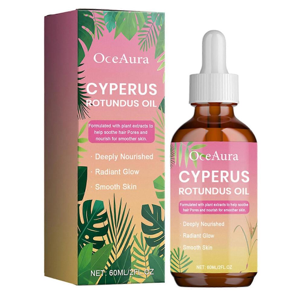 Cyperus Rotundus Oil for Hair Removal, Natural Hair Inhibitor Serum, Slows & Reduces Hair Regrowth for Face & Body
