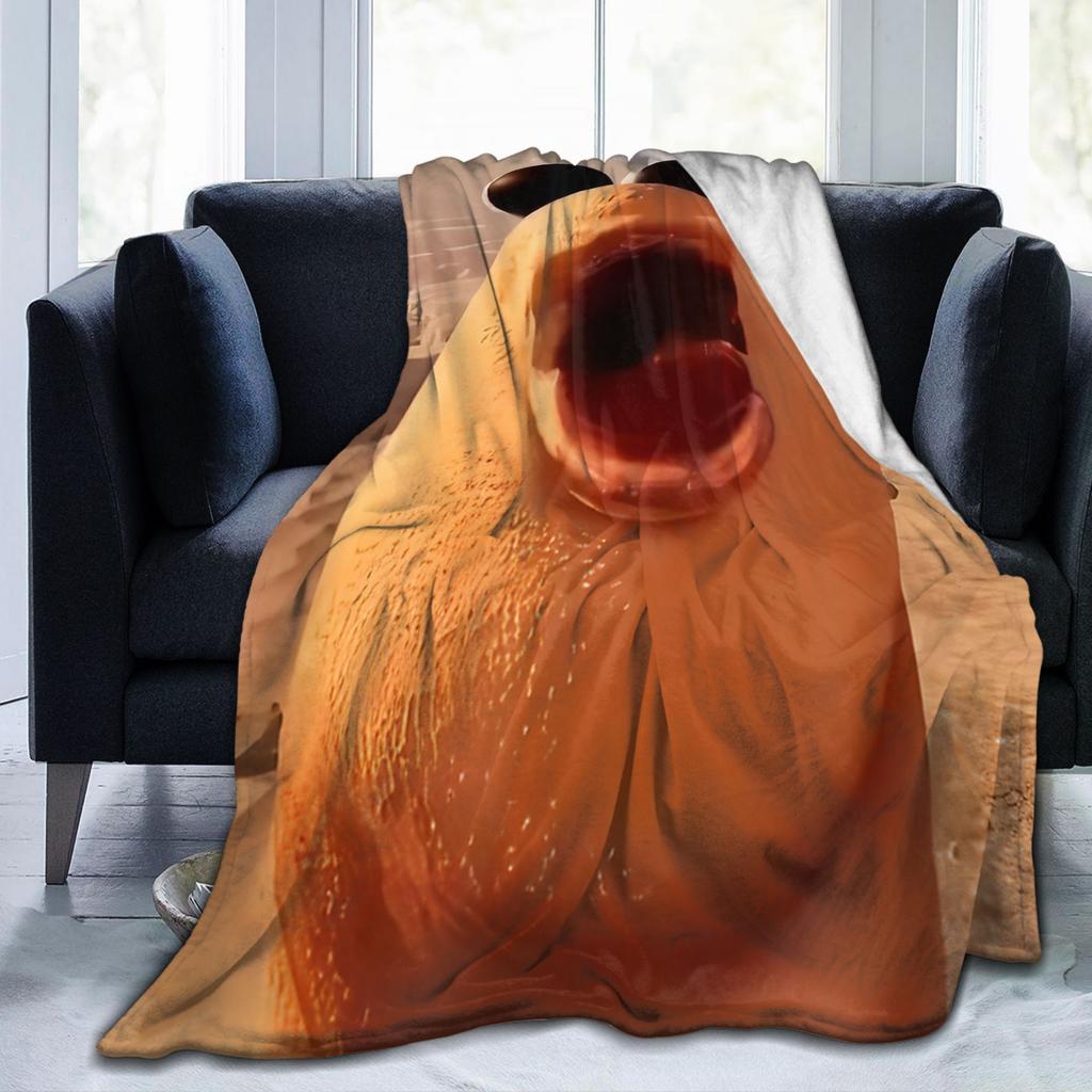 Marcus The Worm Funny Meme Flannel Fashion Blanket Trending Vintage Throw Fashion Blankets for Home 200x150cm Lightweight