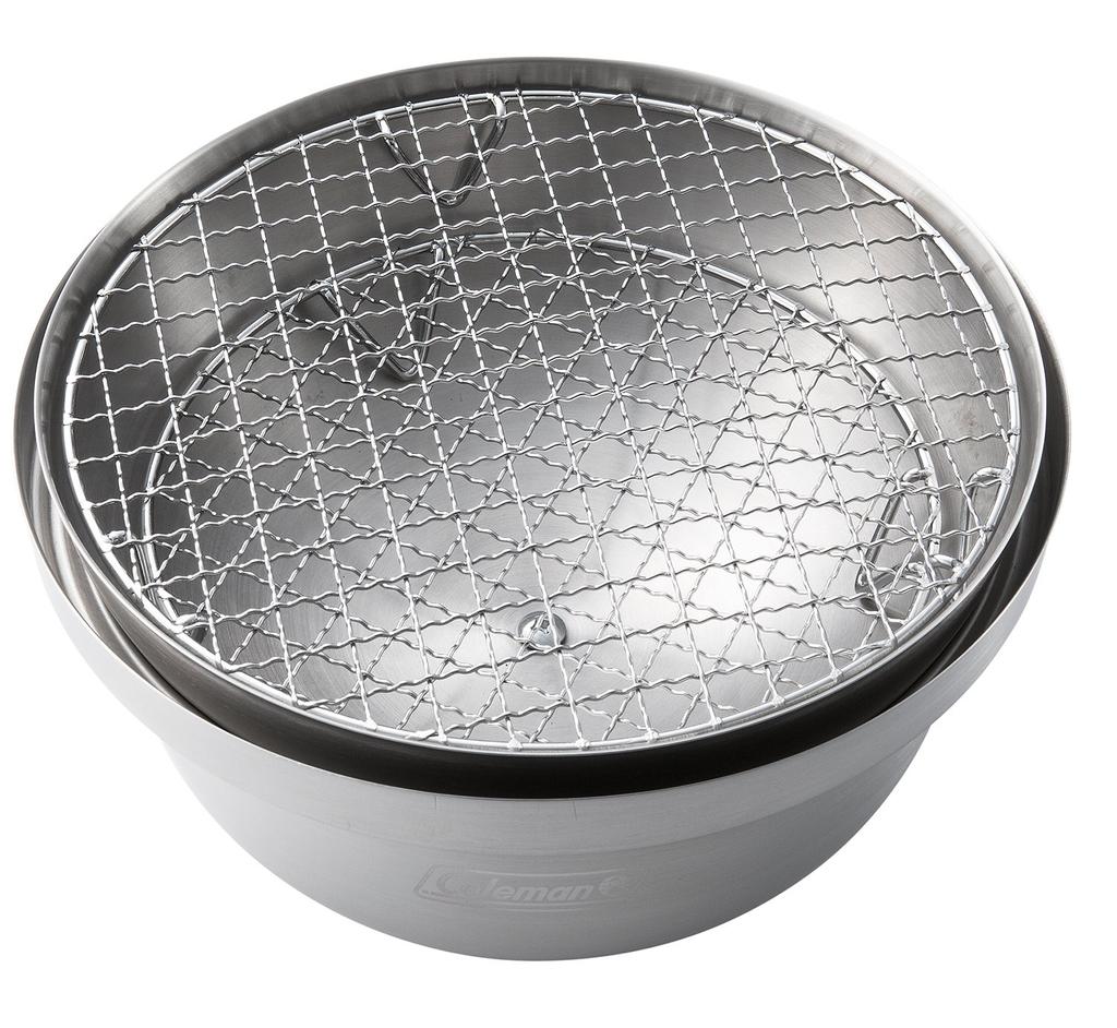 COLEMAN Коптильня Компактная коптильня Wood Chips Silver Диаметр x см 2000031269 Прибл.. 23,5 20,5 (час)