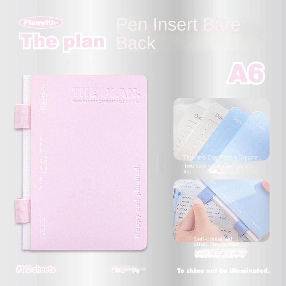 Тетрадь из искусственной кожи с подкладкой, цветные страницы, формат А6, блокнот для записей студентов