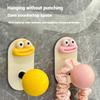 Мультяшный крючок для ванной комнаты, крючок для хранения вещей, самоклеящийся настенный держатель, вешалка для пальто и шляп, красочная вешалка для хранения, домашний декор