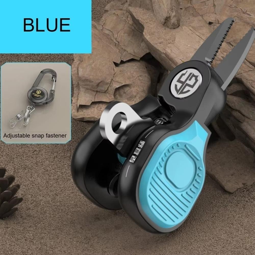 Serrated Blade Portable Fishing Scissors Mini Size Lure Scissors PE Line Scissors  Line Cutting