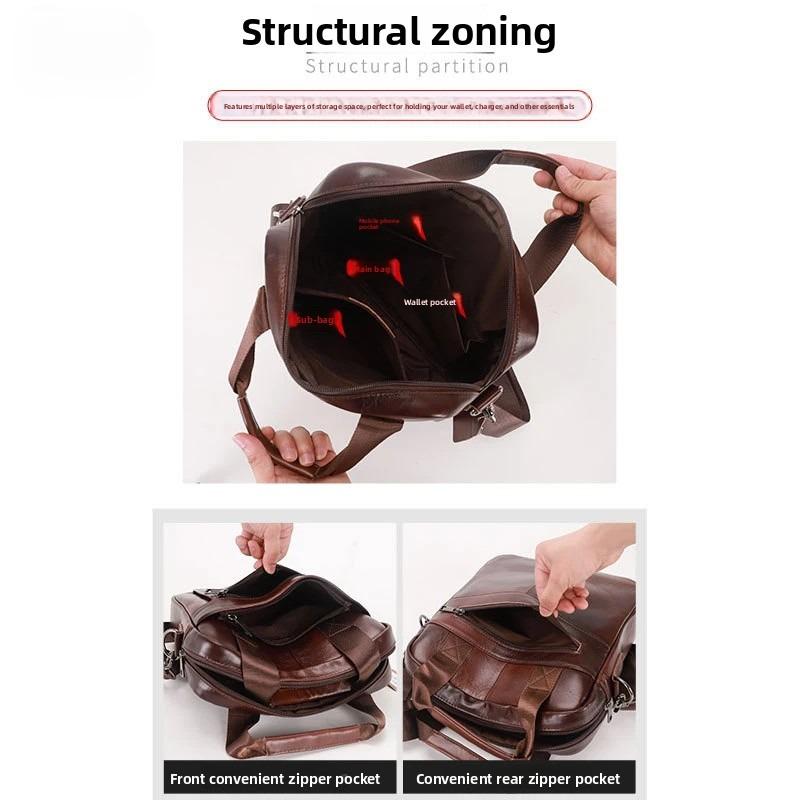 Новая мужская сумка, 100% натуральная кожа, на плечо, кроссбоди, вертикальный портфель, деловая сумка для командировок, сумка-мессенджер для 13,3-дюймового iPad