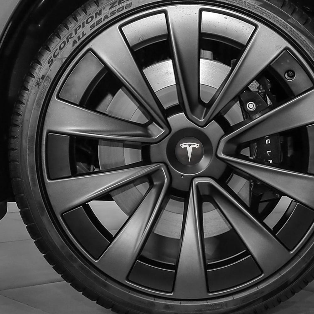4Pcs 56mm Car Wheel Center Hub Caps Emblem Sticker for For Tesla Model 3 Y S X 2021 Roadster Cybertruck Juguete WYE K80 SpaceX