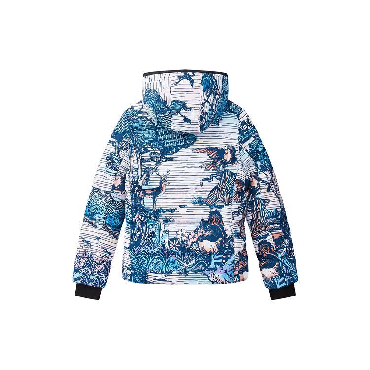 Fila Свободная короткая пуховая куртка с капюшоном женская верхняя одежда F11W048906F-BK