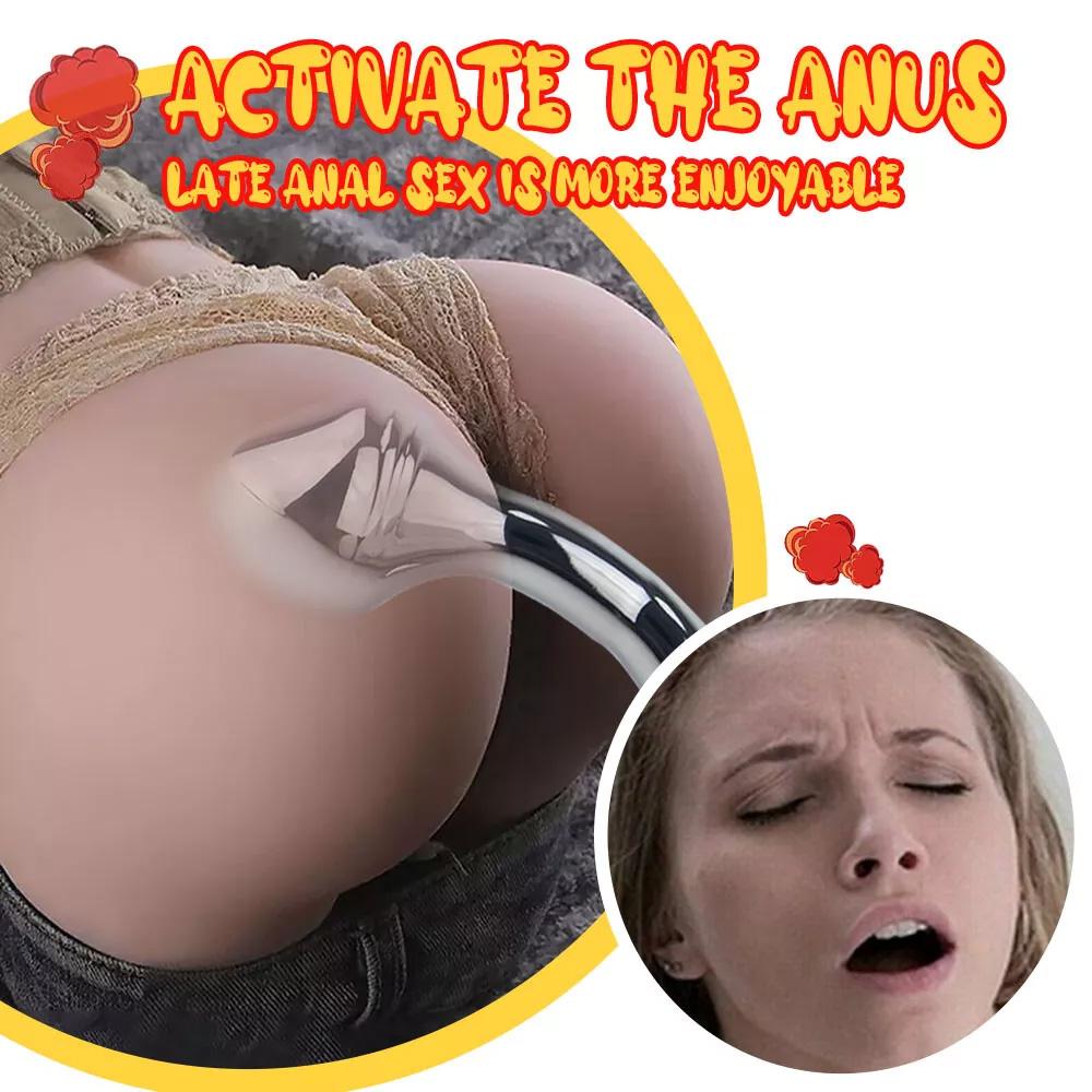 Металлическая стальная анальная пробка для точки G, массажер простаты, секс-игрушки для мужчин и женщин