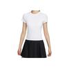 Court Advantage Soft Comfortable Breathable Versatile Short Sleeve T-Shirt Women Tops White HQ2995-100