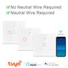 Tuya Smart Switch WiFi Touch Sensor Wall Light Switches 220V Neutral Wire Required Voice Control Support Alexa Google Home